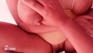 Chubby Filipina Maid's Big Boobs Seduce Boss At Work