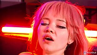 Redhead Rebecca Nikson looks so cute and slutty when she sucks cock and gets hard fucked in doggystyle.