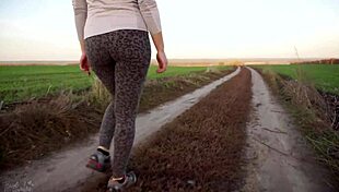 Worship My Walking Milf Ass In Tight Leopard Leggings!