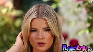 beautiful blonde teen 18+ bombshell sky wonderland shows off her slender curves