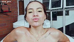 In a steamy workout session, the fit Latina girl gets intensely fucked with anal action and piss play.