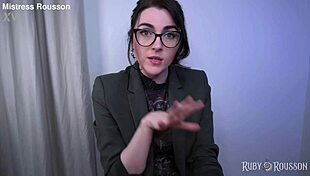 Intense roleplay with femdom jerk off instructions and bouncing boobs until cum swallowing