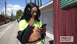 chanel skye's gorgeous ebony ass pounded rough emotionally.