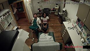 Tori Sanchez Undergoes Intriguing Entrance Physical at Tampa University, Revealing Big Tits and Ass in Dress