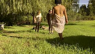 Dominatrix Mistress April humiliates bound slave with toys, dildo fucking, and squirting bondage