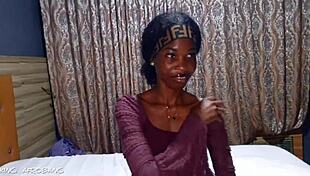 hey, check out betty in this casting session on king afrobang where she's showing off her body