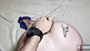 Stepsister teases in sexy lingerie, playing with her wet pussy until my big cock gets hard for deepthroat and rough doggystyle fucking.