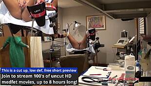 Tori Sanchez Undergoes Intriguing Entrance Physical at Tampa University, Revealing Big Tits and Ass in Dress