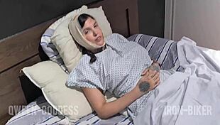 i asked my doctor for help to cum with my big tits