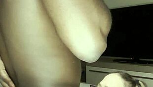 Cheating bbw wife takes big black cock in lingerie one-on-one