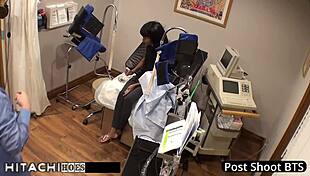 Eliza Shields Feels Intense Orgasms from Doctor's Hitachi