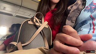 risky public dick flashing on a plane full of people 😏