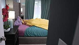 step brother fucking step sister with vibrator and toys