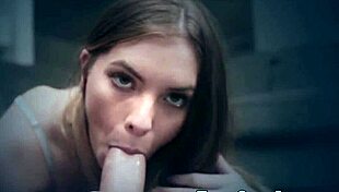 Amateur teen giving a POV handjob and blowjob until cumshot