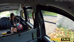 Big sexy spanish ass bounces pussy fucked in fake taxi