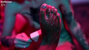 Cutie Piie sensually rubs popsicle on bare feet in fetish lesbian scene with tickling and masturbation