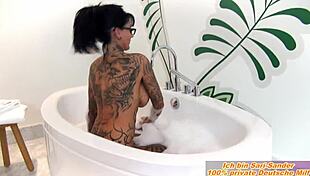 Dominant milf fucks bodybuilder slave with strapon in intense femdom session