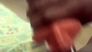 I saw this huge black dick guy cream throat with toy, sneak peek!