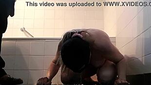 Slave receives blowjob and licking in bdsm session