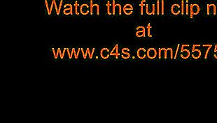 nylon footjob in college classroom before class with teen stockings