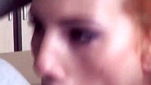 i give a pov blowjob to humiliate with deepthroat as redhead karla rose