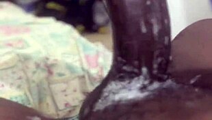 I saw this huge black dick guy cream throat with toy, sneak peek!