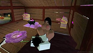 lightskin bitch gets fucked after begging for big cock monster dick