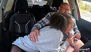 German Half African Teen Lia Amalia Picked Up for Quick Fuck