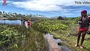 Everyone Says Let's Fuck In This Nudist Beach Orgy