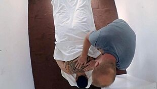 Raven Grey Gives Naked Massage with Happy Ending Slut Pussy