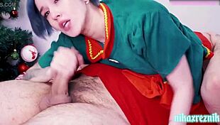 नॉटी एल्फ बिग लंड को चूसती और 69 करती है