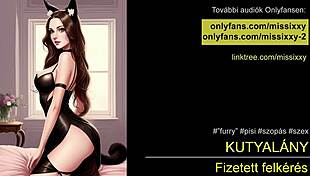 kutyalány szerepjáték audio with furry role play