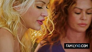 Redhead teen 18+ rigorous sex training with Cherry Kiss and Scarlet Skies