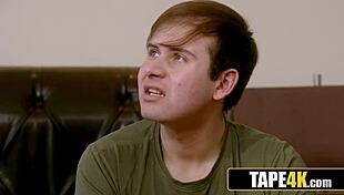 Old Soldier Dominates His Son's Hot Young 18+ Blonde Girlfriend