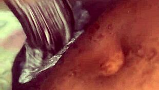 I saw this huge black dick guy cream throat with toy, sneak peek!