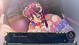 The greedy succubus gets a nice cumshot in her mouth.