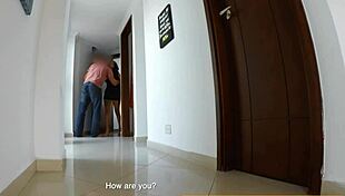 Busty Latina Mila Garcia Bent Over In Rough Casting.