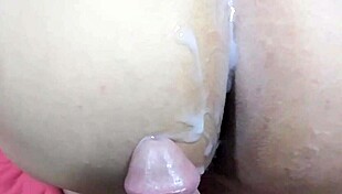 huge ass wife karina getting a huge cumshot in her big ass karina and lucas