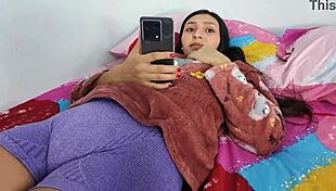 Rosibel, the stepdaughter, takes off the condom for creampie with stepfather