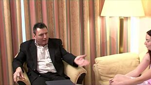 why is this teen fucking the financial advisor at home?