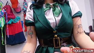 St. Patty's Day Thief Undergoes Cavity Search in Office with Deepthroat