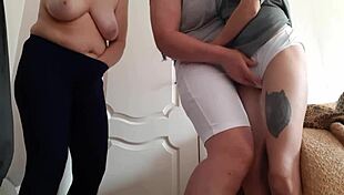 I show my neighbor how to properly fuck her girlfriend with spanking and ass play