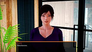 My New Family 486 Features Brunette And Redhead Characters In An Erotic Game With Big Ass And Small Tits.