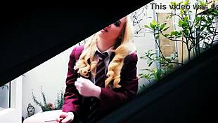 that busty milf felt her pussy getting licked deeply by the eager neighbor girl