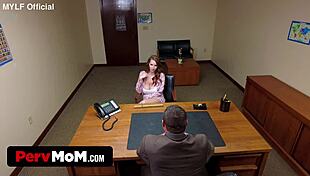 Pervprincipal aces it with Kat Marie and Sergeant Miles in a sex tape