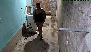 the naughty neighbor gets a cumshot on her face from the guy next door