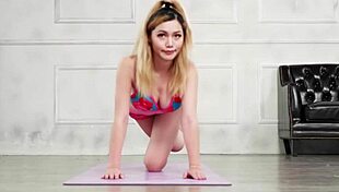 Khmer sexy girl in yoga poses.