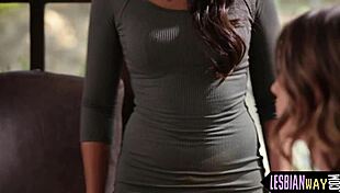 hot lesbian fucks her way out of argument