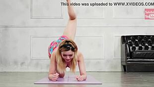 Khmer sexy girl in yoga poses.