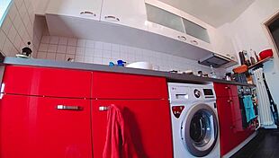 Intense desire from curvy shorts tease